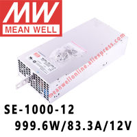 SE-1000-12หมายถึงดี999.6W 83.3A 12V DC แหล่งจ่ายไฟเอาท์พุทเดี่ยว Meanwell ร้านค้าออนไลน์