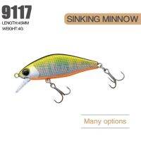 QANGENJU 45mm 4g เหยื่อปลอม Pesca Issen ปลาเทราท์ ไพค์ เพิร์ช เบส ล่อหล่อยาว เบ็ดตกปลา Minnow เหยื่อ Minnow Lures