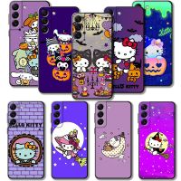 Phone Case For Samsung Galaxy S23 S22 S21 S20 FE Ultra S10 S9 S8 Plus Note 20Ultra 10Plus Luxury Hello Kitty Halloween Dress Up Phone Cases