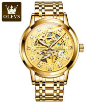 [Spot] OLEVS Automatic Mechanical Hollow Waterproof Luminous Men S Watch Men S Watch (100 Original Authentic + Original Exquisite Gift)