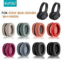 KUTOU หูฟังสำหรับ SONY MDR-100ABN หูฟังสำรองที่ครอบหู WH-H900N ฟองน้ำหูฟัง AKG H900N ชิ้นส่วนซ่อมแผ่นรองหู