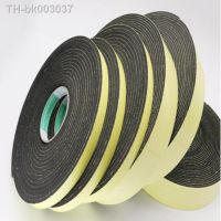 ☒☃ Strong Adhesion EVA Black Sponge Foam Rubber Tape Anti-collision Seal Strip 1 2 3mm Thick