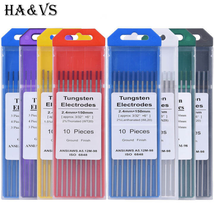 Professional Tungsten Electrodes TIG Welding Rods 150mm 6" 1.0 1.6 2.4