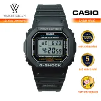 Đồng Hồ Điện Tử Nam Casio Chính Hãng G-Shock WATCHSTORE DW-5600E-1VDF, Mặt Kính Khoáng 43mm, Dây Nhựa, Vỏ Nhựa Cao Cấp