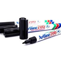 Electro48 Artline ปากกามาร์คเกอร์ อาร์ทไลน์ หัวกลม 0.7 มม. ชุด 4 ด้าม  (สีดำ) เขียนได้ทุกพื้นผิว กันน้ำ