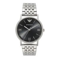 นาฬิกาข้อมือผู้ชาย ARMANI Black Dial Stainless Steel Bracelet Men Watch AR11152