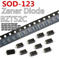 100pcs SOD-123 ZENER ไดโอด W8 2V 2.4V 2.7V 3V0 3.3V 3V6 3V9 4V3 4V7 5V1 5V6 6V2 6V8 7V5 8V2 9V1 10V 11V 12V 13V 15V 16V 18V 20V