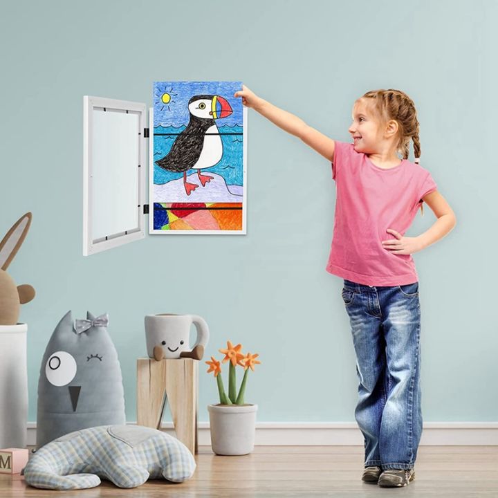 kids-art-frames-front-opening-kids-artwork-frames-changeable-artwork-display-storage-frame-for-a4-paper-2pcs