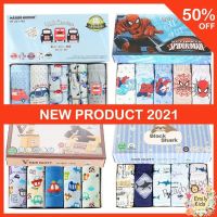 【Ready Stock】 ♦№ C22 [Ready Stock B151 ]5 pack Korean babyboy cartoon car underwear briefs panties cotton kids underwear boy short pants