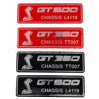 ป้ายสัญลักษณ์ด้านหลังลำต้นรูปงูเห่าโลโก้ GT500สำหรับฟอร์ดมัสแตงเชลบี้ GT350สติกเกอร์ด้านข้างดัดแปลงสำหรับวงการเจาะจงคูกะเฟียสตาฟิวชันกา