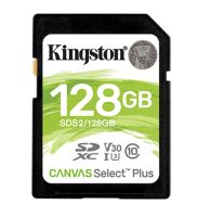 128 GB SD CARD (เอสดีการ์ด) KINGSTON CANVAS SELECT PLUS (SDS2/128GB)