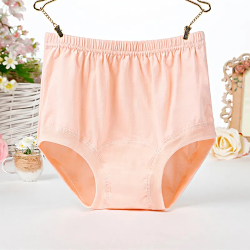 iwmh Women Briefs High Waist Underwear Cotton Panties Breathable Soft Plus  Size Underpants Comfortable