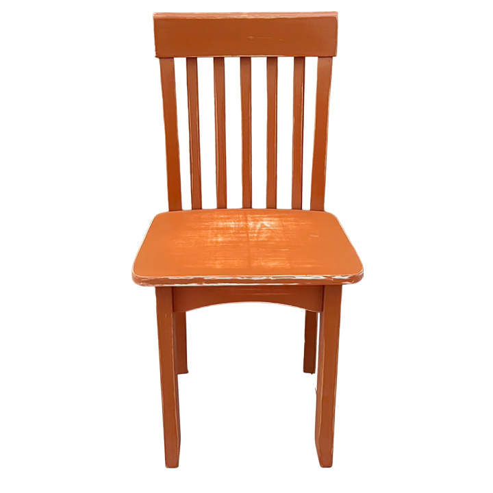 เก้าอี้ไม้สำหรับเด็ก-ทาสี-ขัดผิว-สไตล์วินเทจ