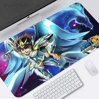 อะนิเมะ Saint Seiya แผ่นรองเมาส์เล่นเกม XL HD Mousepad XXL แผ่นแป้นพิมพ์ออฟฟิศนุ่มเสื่อโต๊ะวางแล็ปท็อป Ruer ธรรมชาติแผ่นรองเมาส์ตั้งโต๊ะ