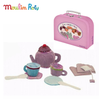 Moulin Roty ของเล่นผ้า ชุดน้ำชา พร้อมกล่องปิคนิค MR-710509