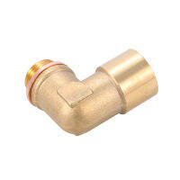 TDigitals 90 ° มุม Lambda O2 Oxygen Sensor Extender Spacer สำหรับ Decat ไฮโดรเจนทองเหลือง M18x1.5