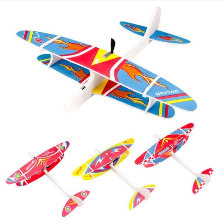 SNSDOJ Kids Birthday Gift Flying Glider Big Foam Plane Aeroplane Model