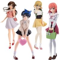 oakcke 4Pcs/Set Anime Rent Girlfriend Ichinose Chizuru Figure 15cm PVC Sakurasawa Sumi Cute Standing Model Toy Collect Ornaments Gift