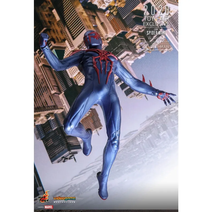 HCM][Order báo giá] Mô hình chính hãng Hottoys VGM42: Spiderman (2099 Black  suit) 