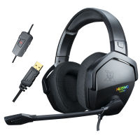 NUBWO X99 Virtual Surround 7.1 Gaming headset USB หูฟังเกมมิ่ง (Black)