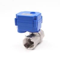 Stainless Steel Electric Ball Valve DN15 DN20 DN25 Motorized Valve Control Way CR03/CR04/5V/12V/220V