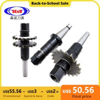 SENO Milling Cutter Tool Rod Morse MT3 MT4 MT3-22 / 27 NT30 / 40-SCA22 / 27 การติดตั้งเครื่องตัดใบเลื่อยตัดสามหน้า