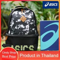 กระเป๋าเป้ผู้ชาย SALE กระเป๋าเป้ Asics สีดำลายพลาง น้ำหนักเบามาก ทนทาน จุของได้เยอะ กระเป๋าสะพาย ของแท้ 100 กระเป๋าเป้