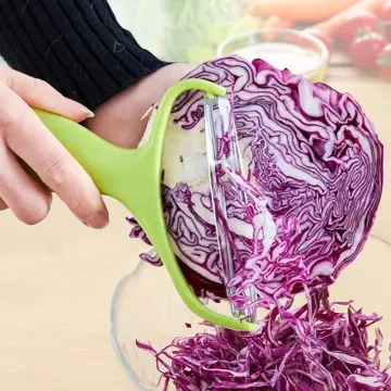 Manual Vegetable Slicer Japanese Salad Flaking Chopping Artifact Purple  Cabbage Grater Shredded Special Planer Kitchen Tools