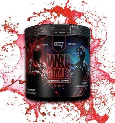 Redcon1 - War Games (30 Servings) Gaming Supplement - Nootropic Hyper Focus, Combat Fatigue, Enhanced Reaction Time, Improves Visual Recovery, Support Low Light Focus Preworkout สร้างกล้าม โฟกัส PRE WORKOUT