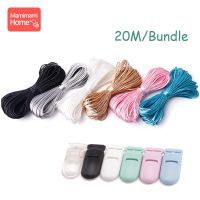 【DT】hot！ 20M/Lot Rope String Cord Accessary Findings Baby Silicone Teething Bead Necklaces teething Teether Rop