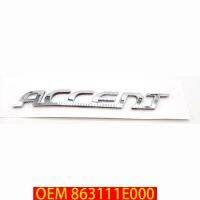 สำหรับ Hyundai Accent Auto Hinten สัญลักษณ์ลำต้น Abs Chrom Abzeichen 863111e000 Typenschild Aufkleber