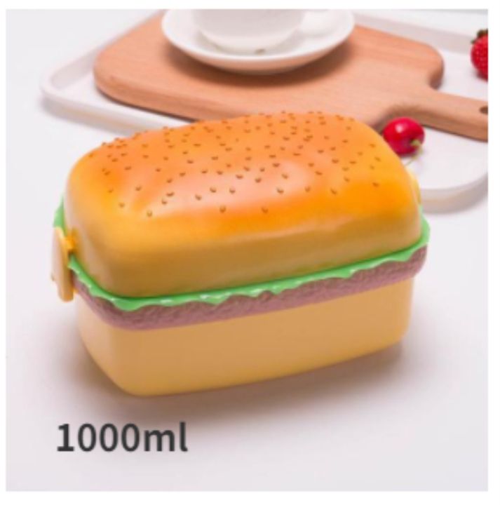 1pc-portable-student-hamburger-lunch-box-double-deck-cute-microwave-lunch-oven-bento-box-children-fruit-fresh-keeping-box-gift