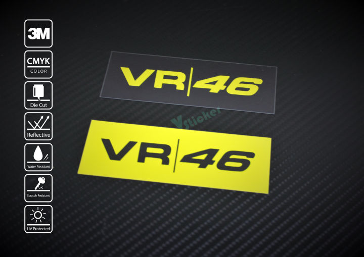 สติ๊กเกอร์ติดรถ Sticker Valentino Rossi 46/082