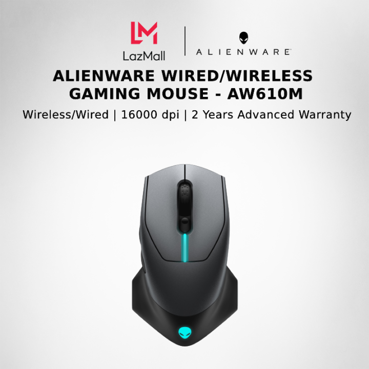 ALIENWARE WIRED/WIRELESS GAMING MOUSE AW610M Lazada