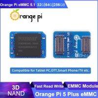 Orange Pi 5 Plus โมดูล EMMC 5.1 32GB / 64GB / 256 GB ความเร็วในการอ่านเขียนเร็วใช้ได้กับทีวีสมาร์ทโฟนแท็บเล็ตพีซี OTT