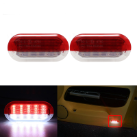 2pcs White LED Door Courtesy Light Welcome Lamp For VW Golf 4 Beetle Cabrio Polo Sharan Vento Touran Skoda Octavia Seat