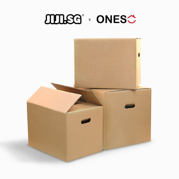 (JIJI.SG x ONES) MOVING Carton Box 4 sizes / Packing Box / Cardboard