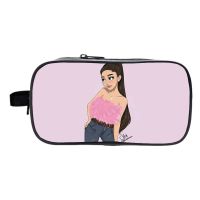Ariana Grande Pencil Bag Students Functionary Pen Bag 3D Cartoons Cute Stationery Bag Fashion Multifunction Pencil Case