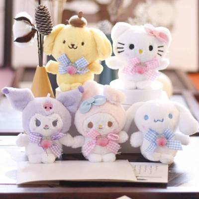 พวงกุญแจ จี้ตุ๊กตา Jason Sanrio Kuromi Cinnamoroll KT Melody Purin ของเล่นสําหรับเด็ก