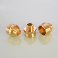 Brass Tube Pneumatic Fitting 1/8 1/4 3/8 1/2 3/4 1 BSP Male X Male Change Hex Nipple Pipe Connector Adapter Coupler