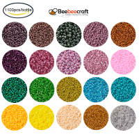 Beebeecraft 1 Bottle MIYUKI Round Rocailles Beads, Japanese Beads, (RR4) Silverlined Dark Gold, 11/0, 2x1.3mm, Hole: 0.8mm, about 1100pcs/bottle, 10g/bottle