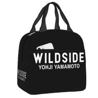 ❧ WILDSIDE Yohji Yamamoto Thermal Insulated Lunch Bag Women Portable Lunch Container for Kids School Children Food Bento Box