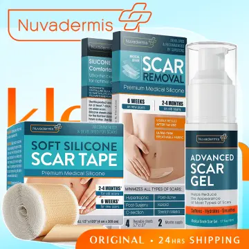  NUVADERMIS Silicone Scar Sheets, Tape, Strips - USA