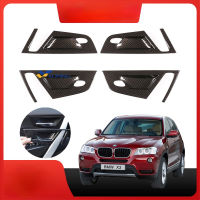 Xuming รถยนต์สำหรับ BMW X3 E83 2006-2010 ABS Chrome รถที่จับประตูด้านในชามตกแต่งสติกเกอร์อุปกรณ์เสริมอัตโนมัติ