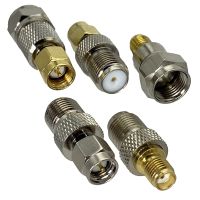 1Pcs Adapter F TV to SMA Male Plug Female Jack Straight RF Coaxial Connector For Antenna Wire Terminals