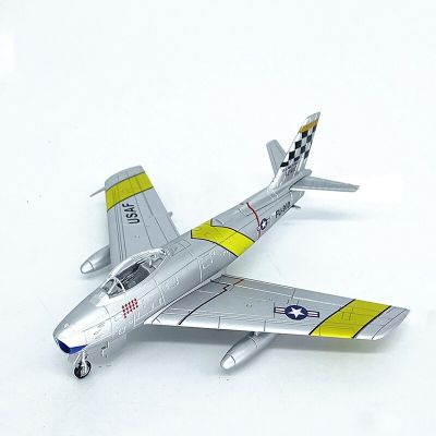 W W Diecast 1:100 N F-86เครื่องบินรบ FU-910จำลองโมเดลเครื่องบินอัลลอยของตกแต่งเดสก์ท็อปของขวัญของสะสม