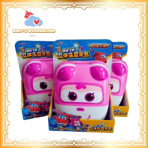 *Ready Stock*Original Auldey Brand Cartoon Super Wings Kids Hard Case
