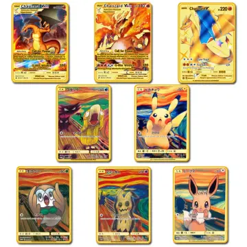 Cheap 2023 27-55 Cartas Pokemon Cards Gold Card V Vmax Spanish Pokemon Card  Golden Kids Game Collection Cards Christmas Gift