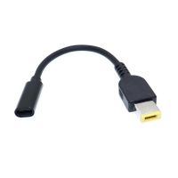 Laptop Power Supply Adapter Cable USB Type-C Female To Square Tip Male Plug Converter For Lenovo Thinkpad USB C Cable Cord