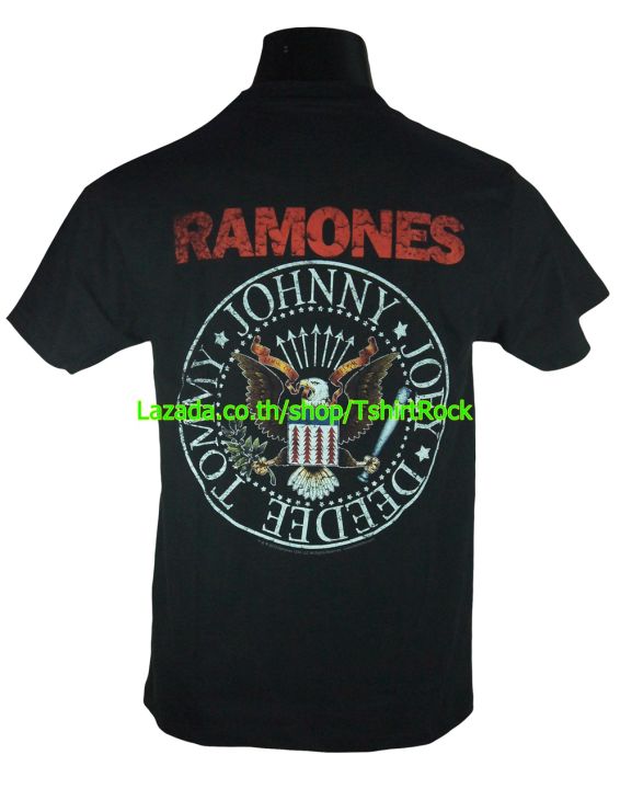 เสื้อวง-ramones-ราโมนส์-ไซส์ยุโรป-เสื้อยืดวงดนตรีร็อค-เสื้อร็อค-rmn1787-ราคาคนไทย